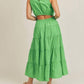 &Merci - Elastic Waist Side Cut Out Maxi Dress