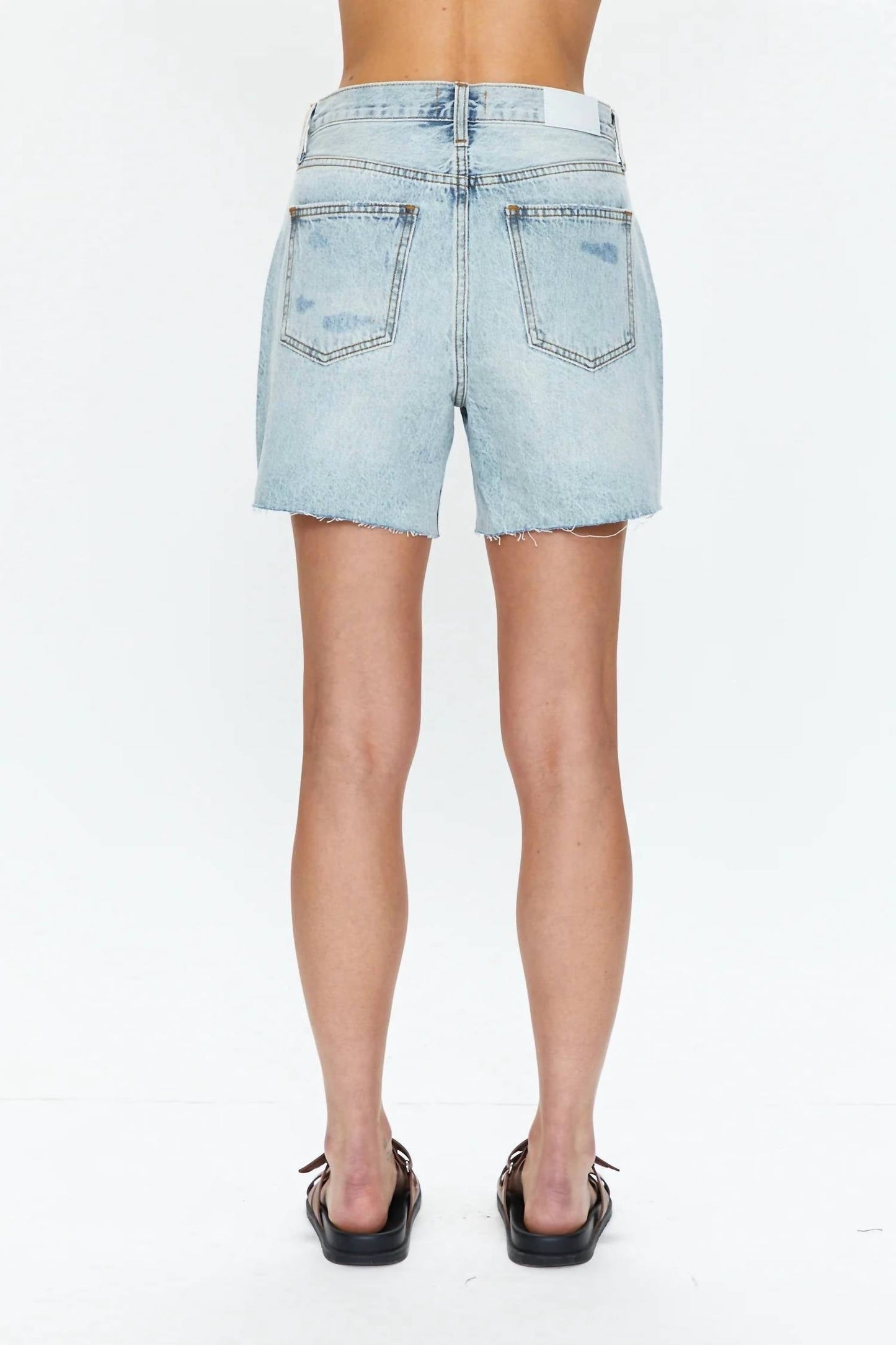 Pistola - Devin High Rise Mom Cut Off - St Tropez