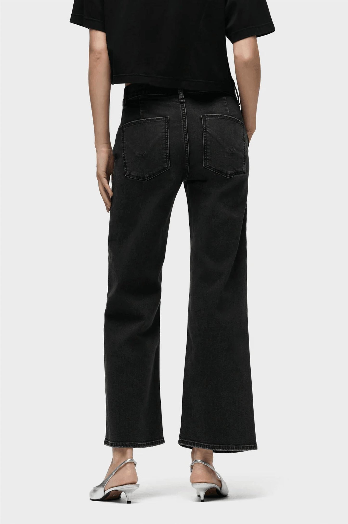 Hudson - Rosie High-rise Wide Leg Ankle Jean