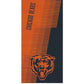 NFL Chicago Bears Jacquard 36x72 Sports Cotton Football Beach Towel White Blue