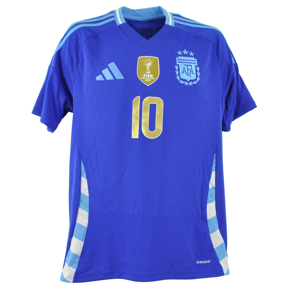 Adidas Argentina 24 Messi #10 Adults Man Blue Soccer Futbol Away Jersey