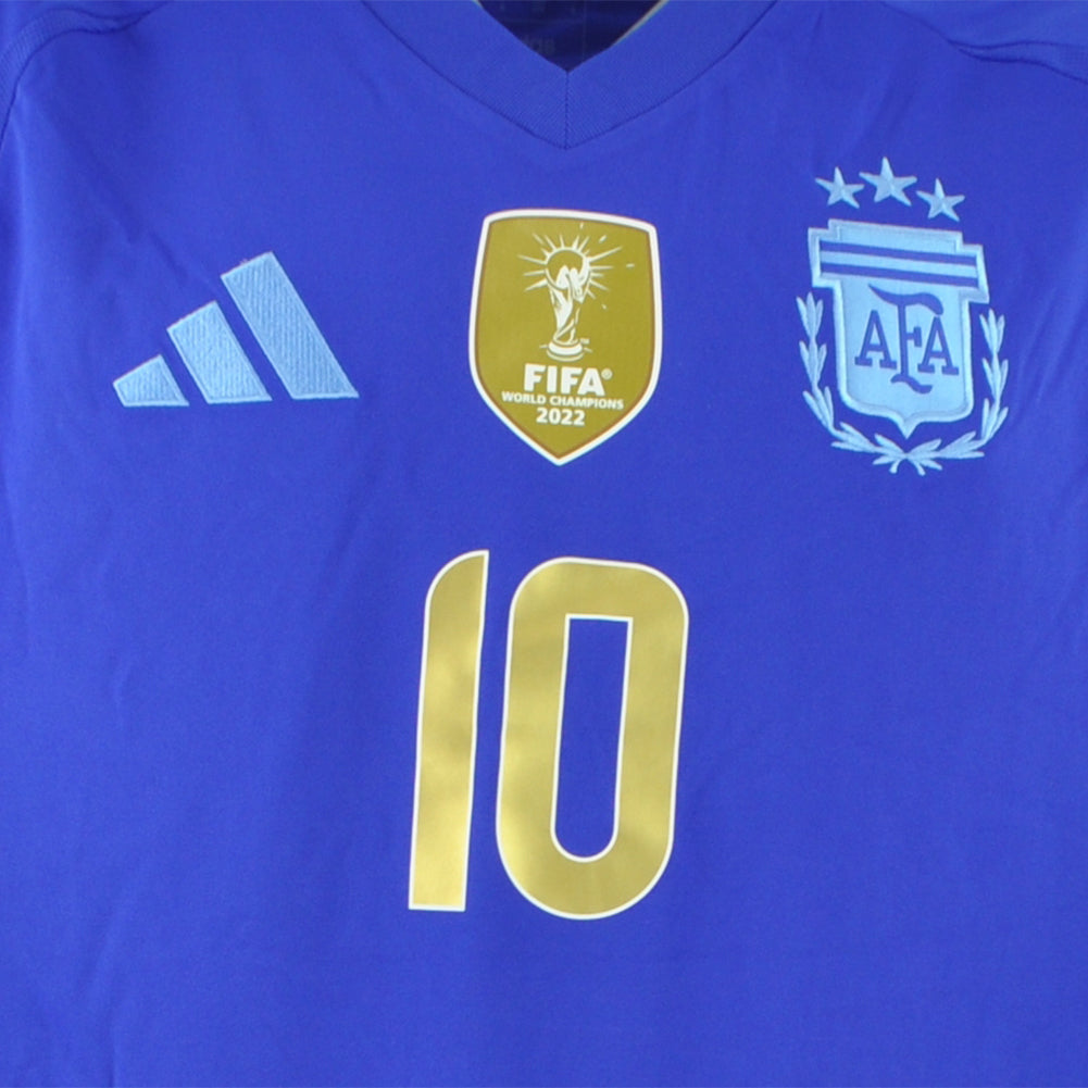 Adidas Argentina 24 Messi #10 Adults Man Blue Soccer Futbol Away Jersey