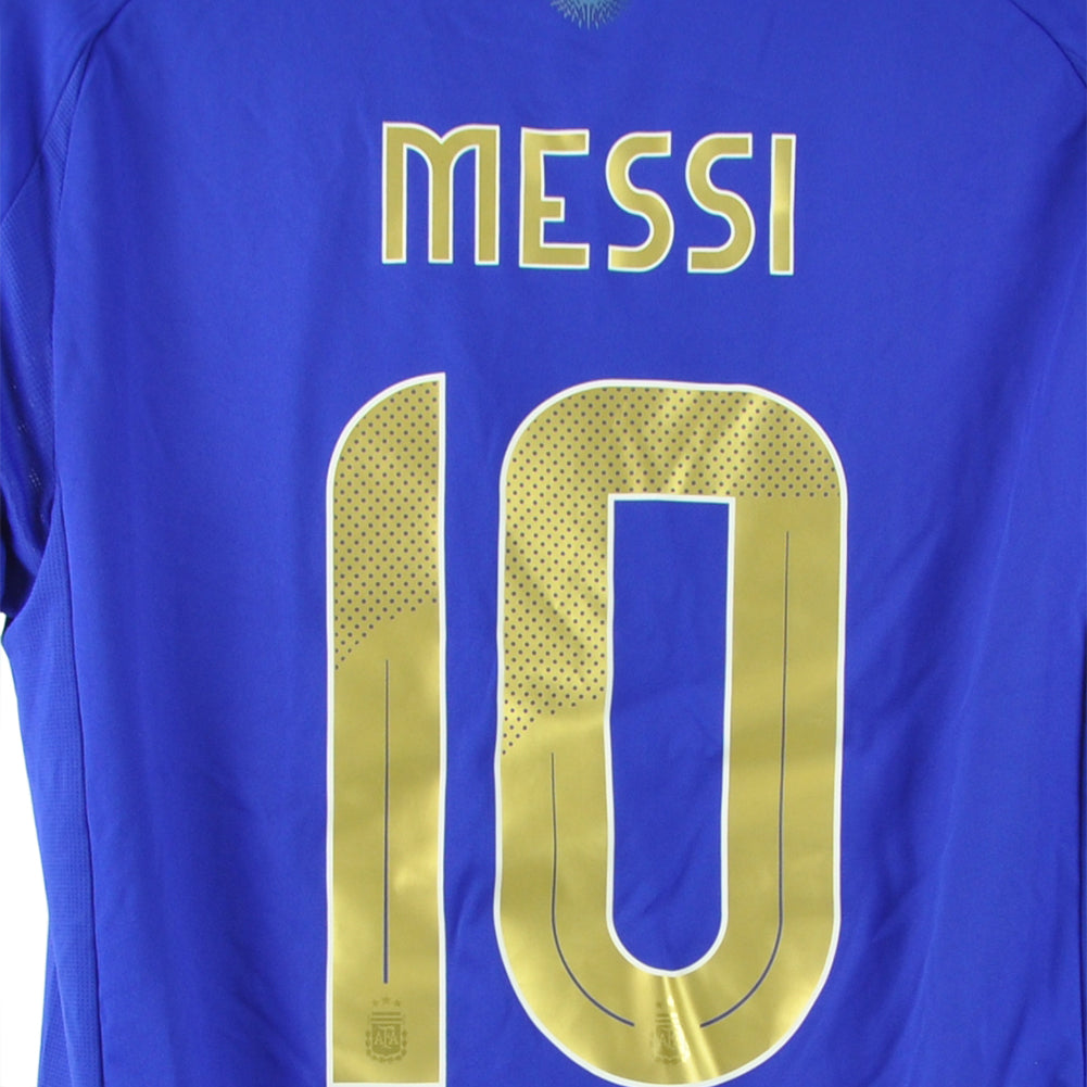 Adidas Argentina 24 Messi #10 Adults Man Blue Soccer Futbol Away Jersey