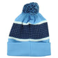 Argentina Country Pom Pom Cuffed Toque Winter Blue Logo Beanie Knit Soccer Sport