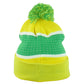 Brasil Brazil Country Pom Pom Cuffed Toque Winter Yellow Logo Beanie Knit Soccer