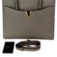 Versace - Women's Virtus Calfskin Leather Medium Top Handle Tote Bag