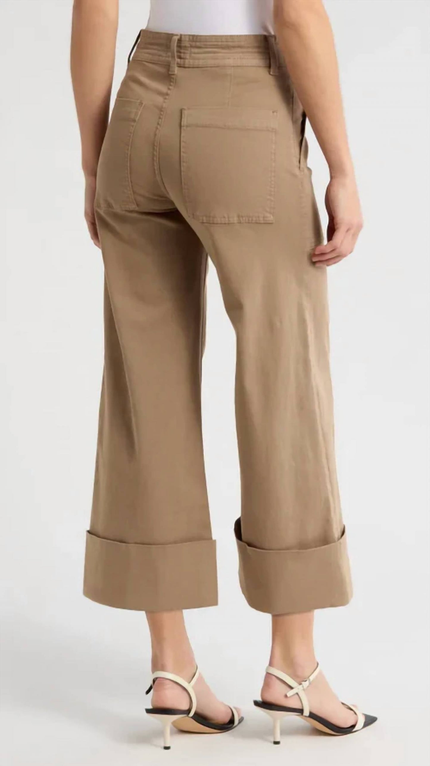 Pistola - Maya Cuffed Hem Wide Leg Pants