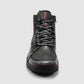 Kcr Group - Men's Comfort Thick Fur-Lined Zip-Up Leather Boots