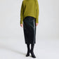 A.L.C. - Marta Glossy Leather Midi Skirt