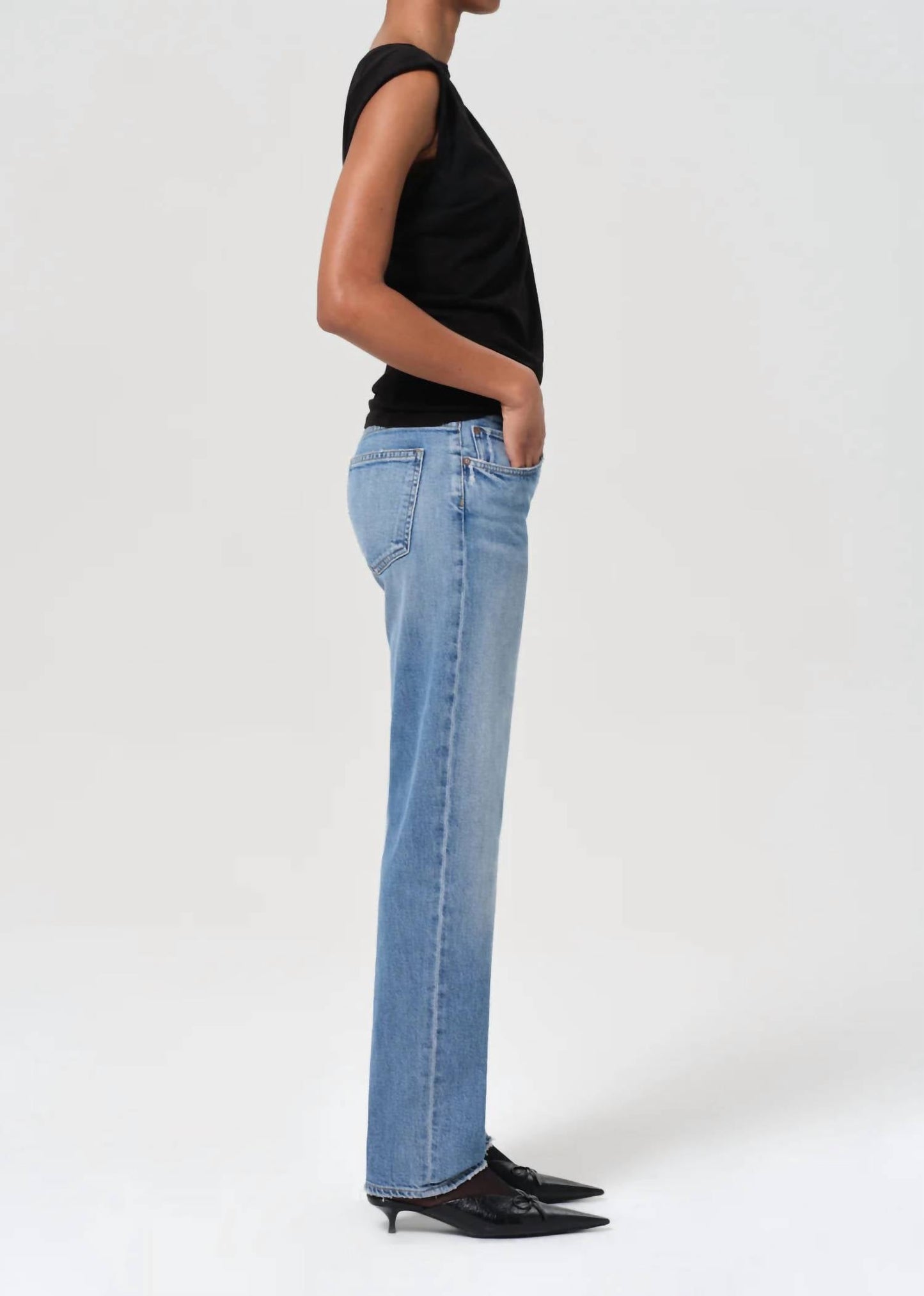 Agolde - Low Rise Slim Stretch Jeans