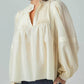 Sundays - Split V- Neck Maple Blouse