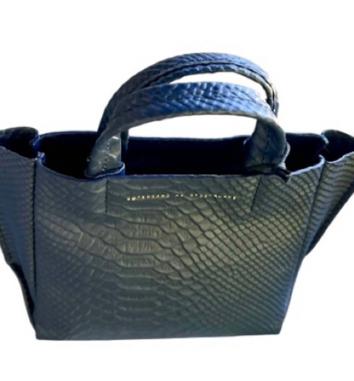 Ampersand As Apostrophe - Women's Leather Microtote