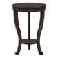 Accent End Table, 2 Tier, Traditional - Walnut