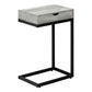 Accent Table, C - Shaped Contemporary Elegant Design