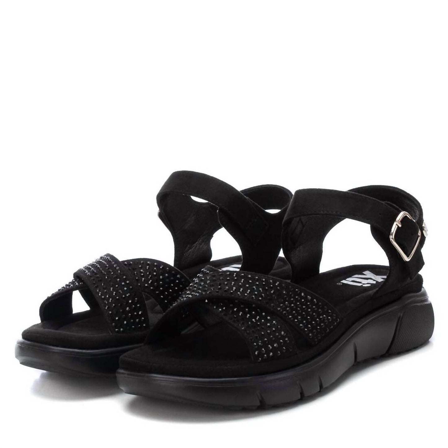 Xti - WOMEN'S FLAT SUEDE SANDALS