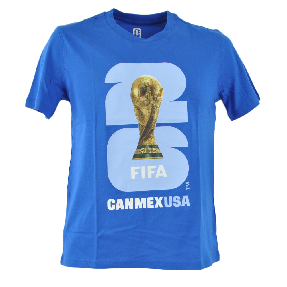 2026 Fifa World Cup Can Mex USA Blue Youth Soccer Futbol Tshirt Tee