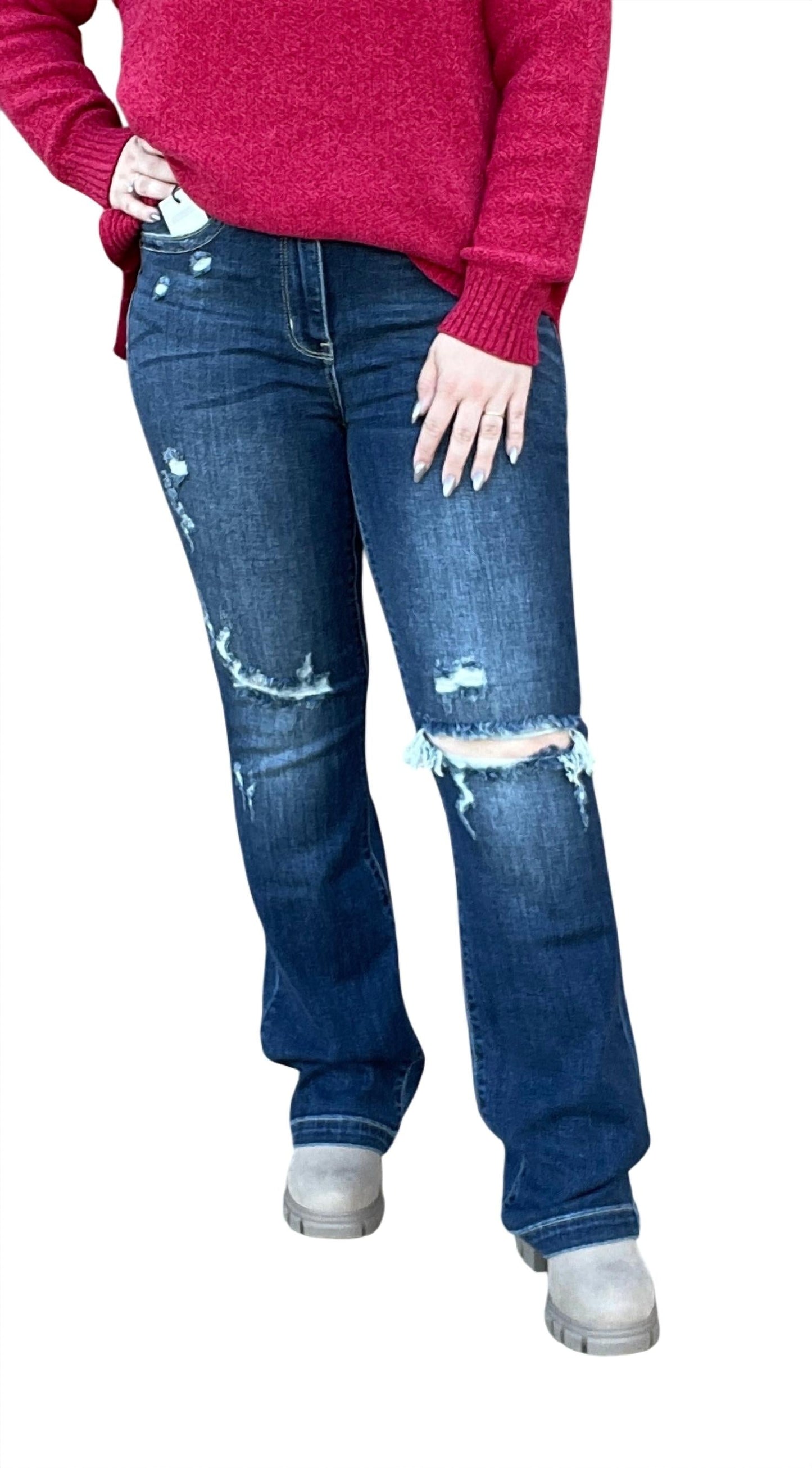Judy Blue - Mid Rise Destroy Bootcut
