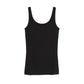 Halogen Women's Black Wide Scoop Neck Sleeveless Tank Top Size Small