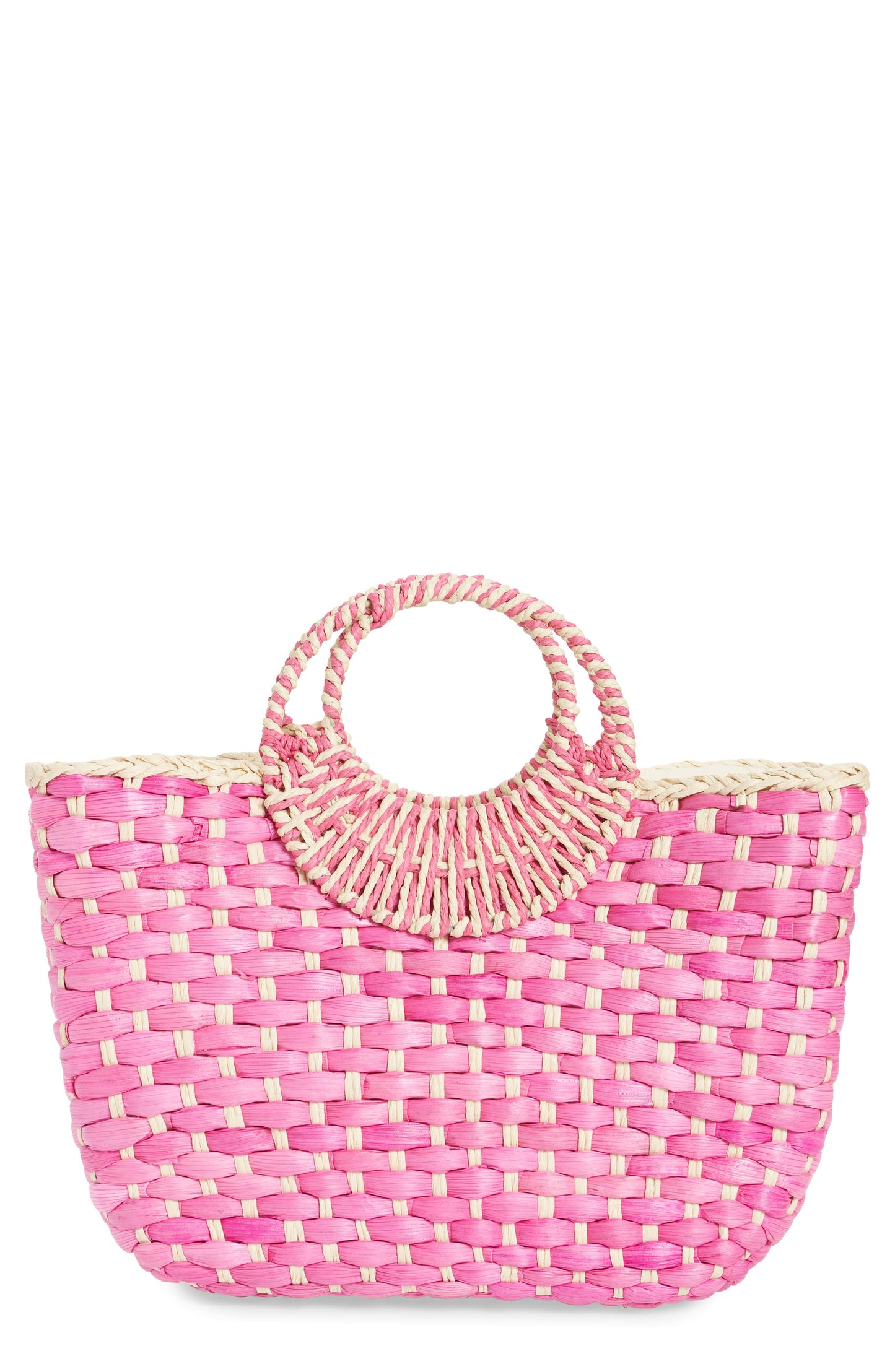 Nordstrom Norah Woven Tote Pink