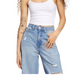 BP. Women's Organic Cotton White Crop Camisole