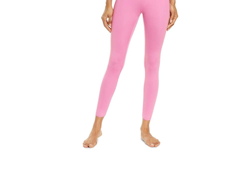 Zella Women's Purple Opera High Waist Studio Lite Pocket 7/8 Leggings Size Medium