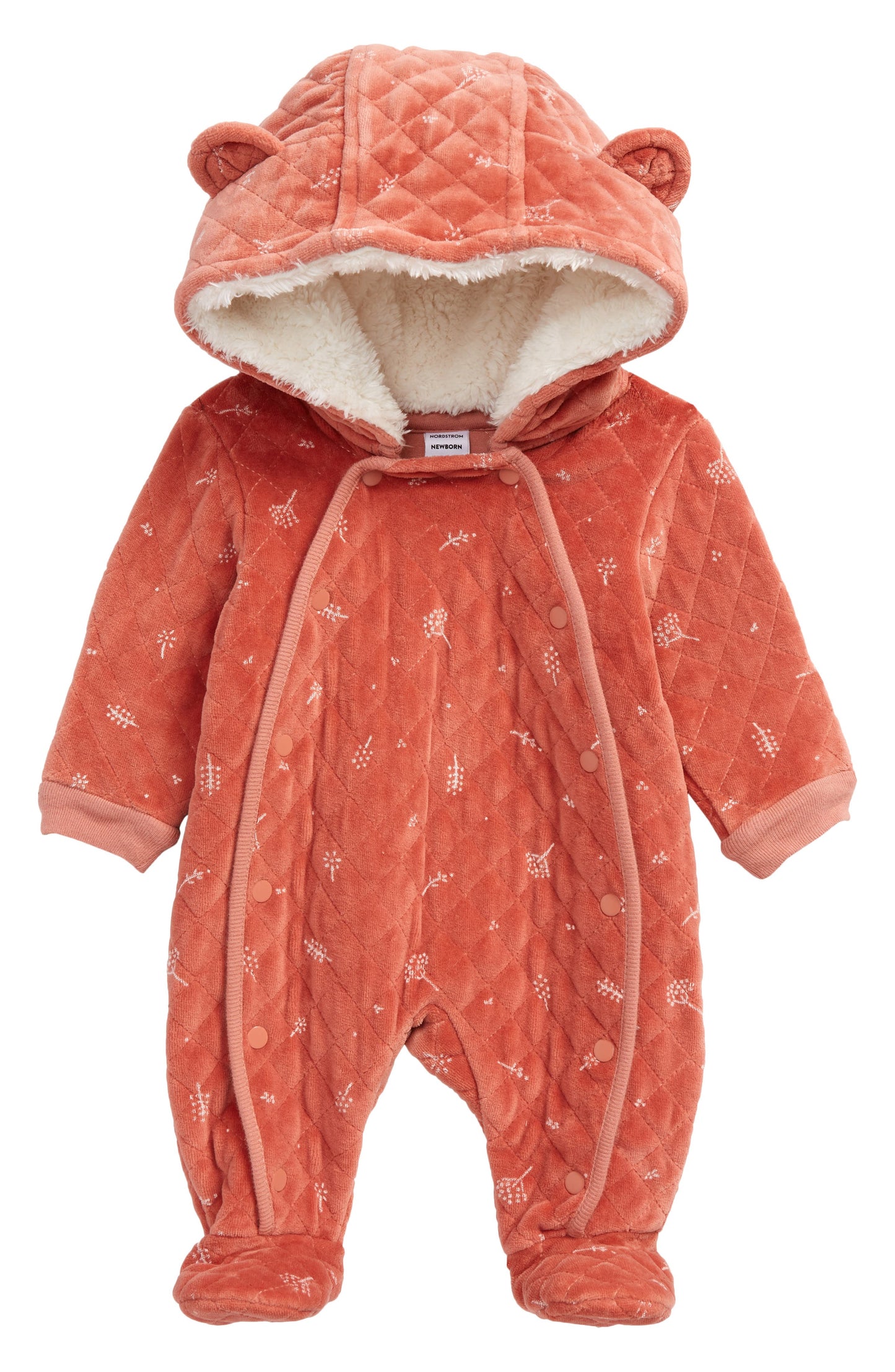 Nordstrom Baby Pink Desert Dottie Print Bunting - Size 3M