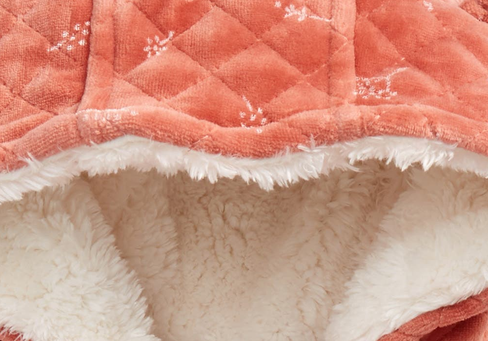 Nordstrom Baby Pink Desert Dottie Print Bunting - Size 3M