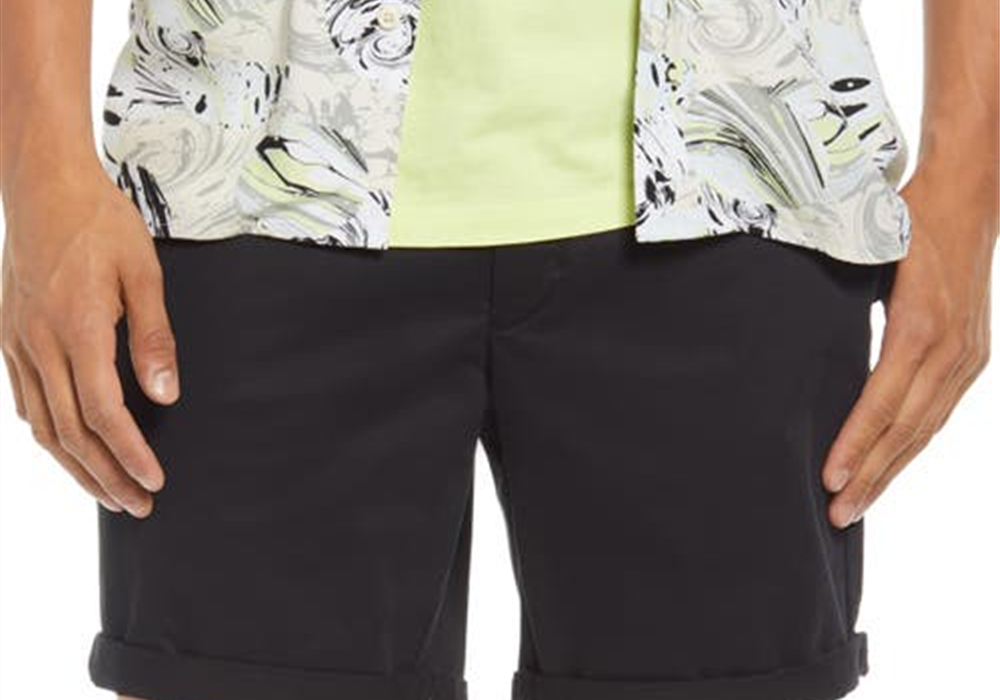 Open Edit Size 38 Black Skinny Chino Shorts