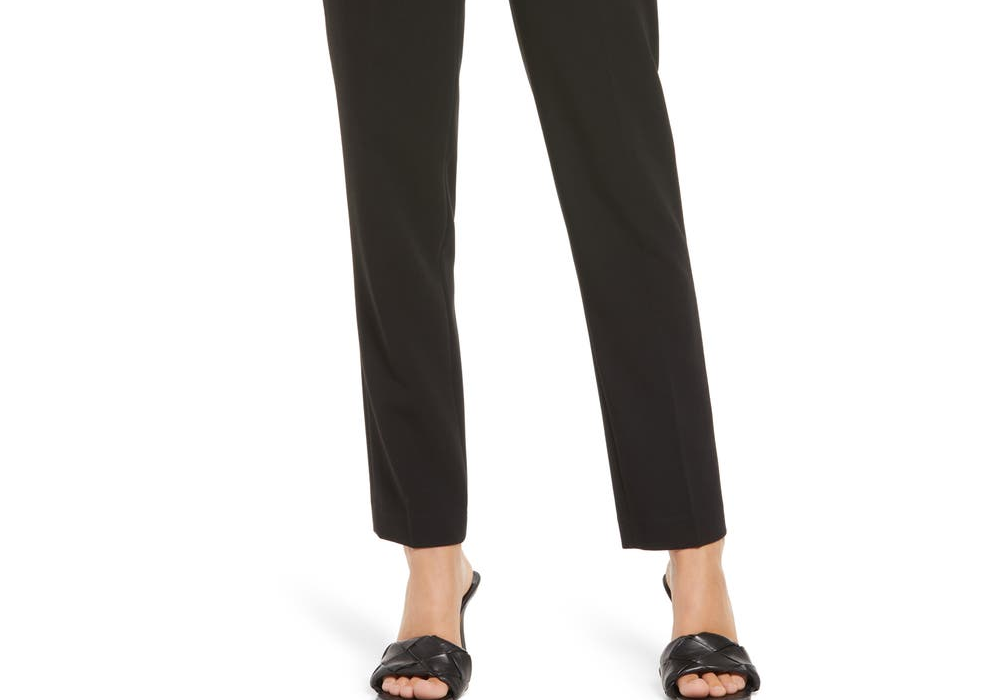 Halogen(R) Slim Leg Pants In Black Size 16