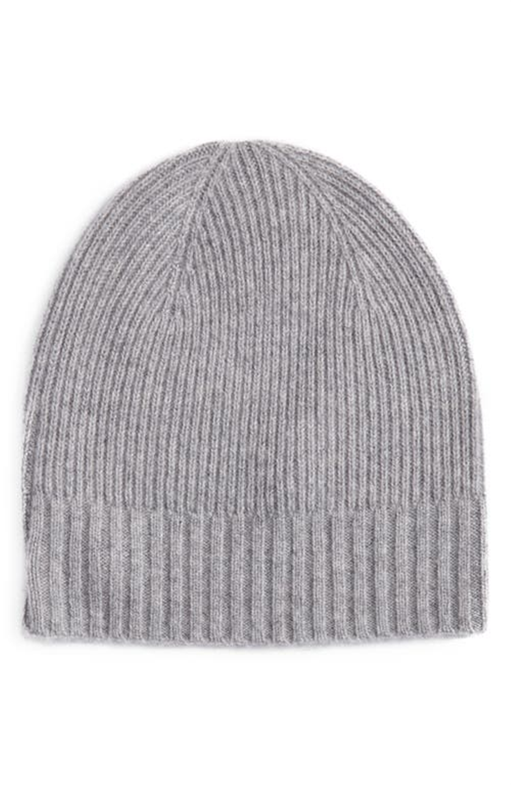 Nordstrom Recycled Cashmere Blend Beanie In Grey Heather