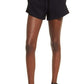 Open Edit Women's Black Tie Waist Pull-On Shorts