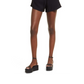 Open Edit Women's Black Tie Waist Pull-On Shorts