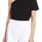 Halogen(R) Halogen Knit One-Shoulder Top In Black Size Large