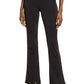 Medium Size Black Open Edit Sheen Knit Flare Pants