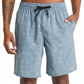 Zella Bluffs Board Shorts - Blue Weather Tiled Elm Print, Size XS