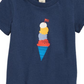 Tucker + Tate Graphic Tee In Navy Denim Summer Treat At Nordstrom Size 9M
