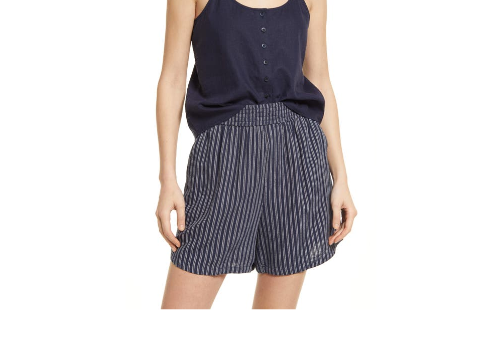 Treasure & Bond Women's Navy Button Front Camisole Size Small