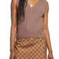 Ivory Bp. Cable Knit Sweater Vest - Size Large
