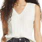 Ivory Bp. Cable Knit Sweater Vest - Size Large