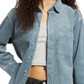 Bp. Gender Inclusive Stretch Cotton Corduroy Button-Up Shirt In Blue Citadel Size X-Small