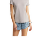 Zella Women's Grey Zinc Energy Strength T-Shirt Size X-Small