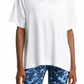 Zella Women's White V-Neck Raglan T-Shirt Size Small