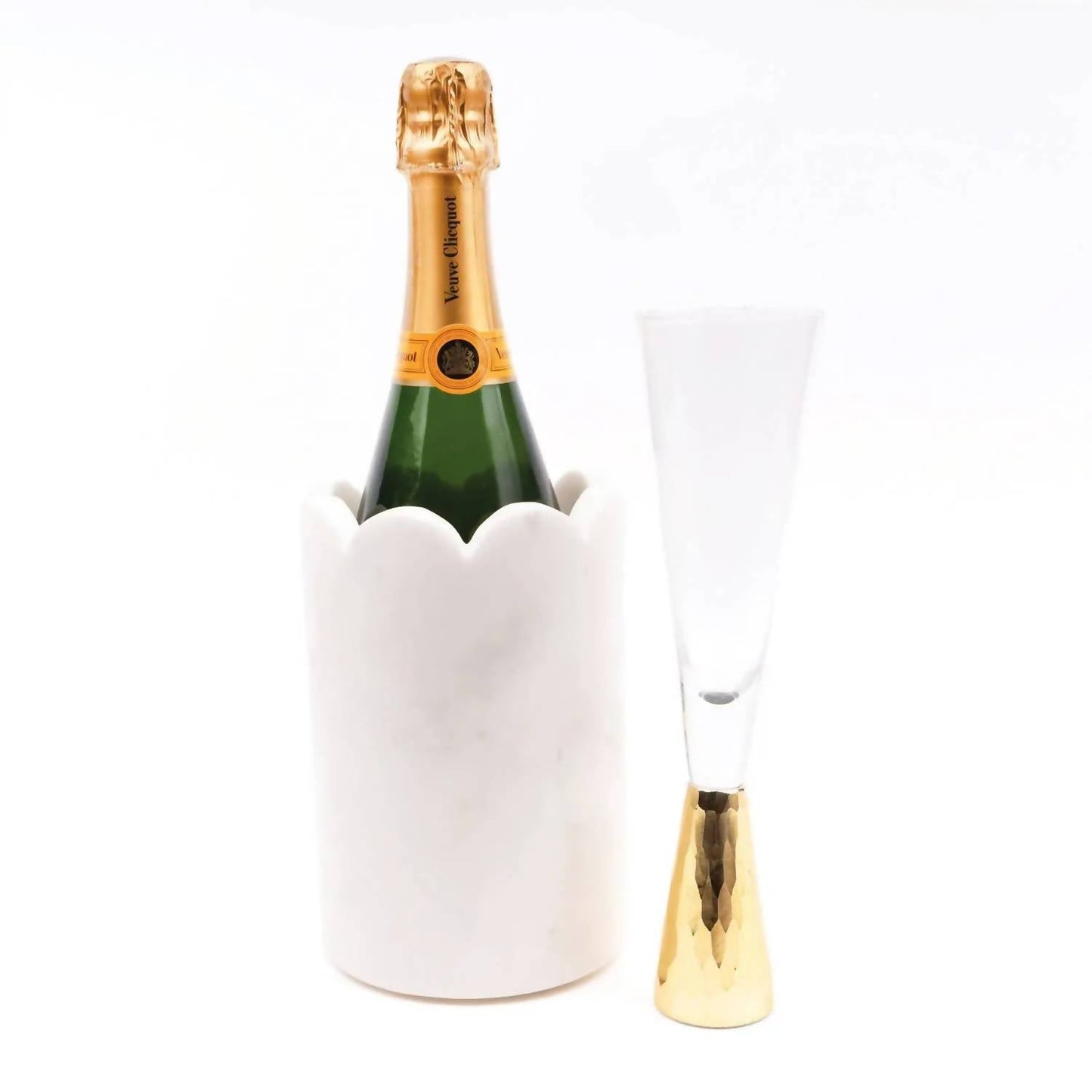 8 Oak Lane - Marble Scalloped Wine & Champagne Chiller