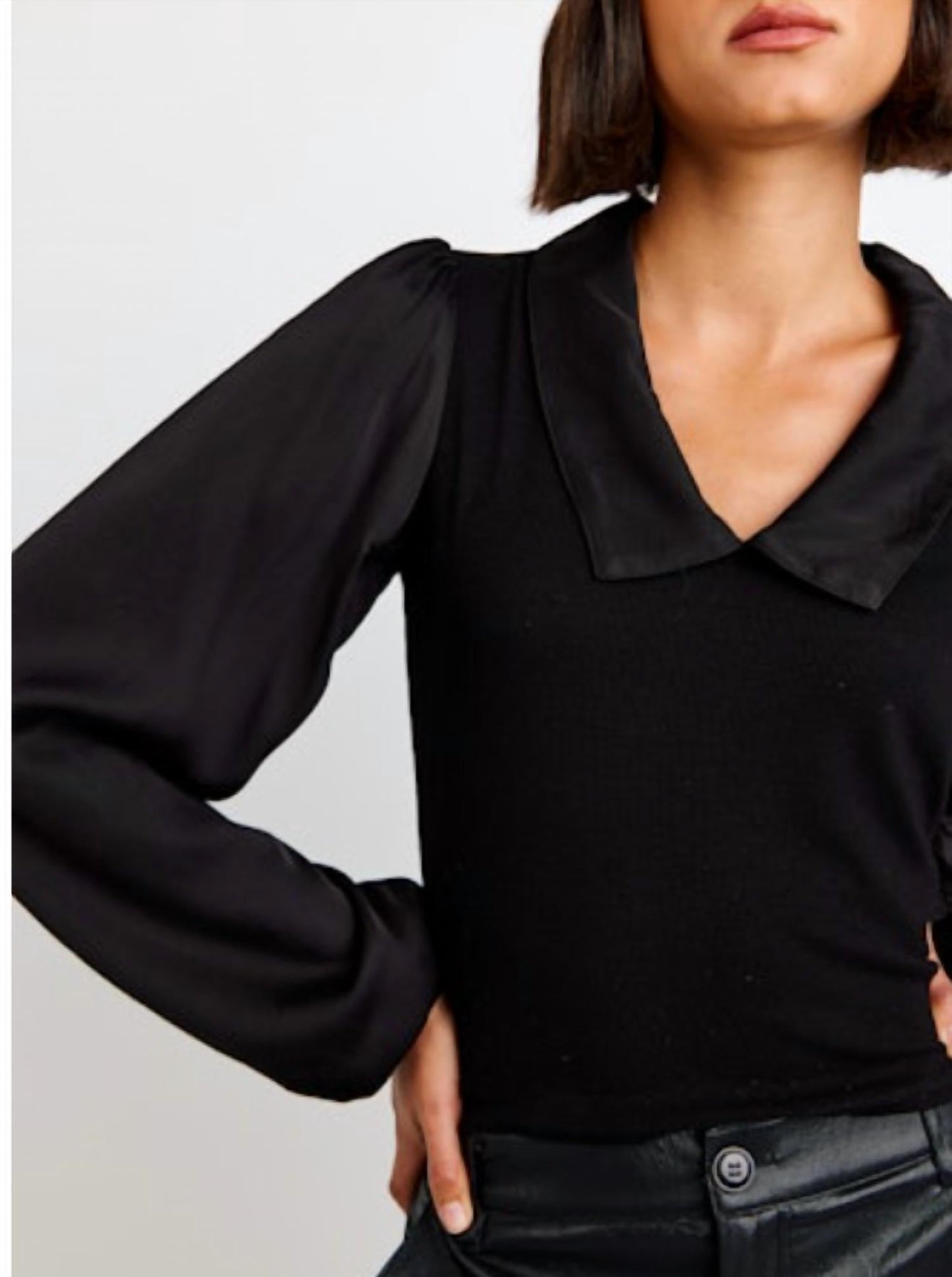 Bella Dahl - Collared Satin Top