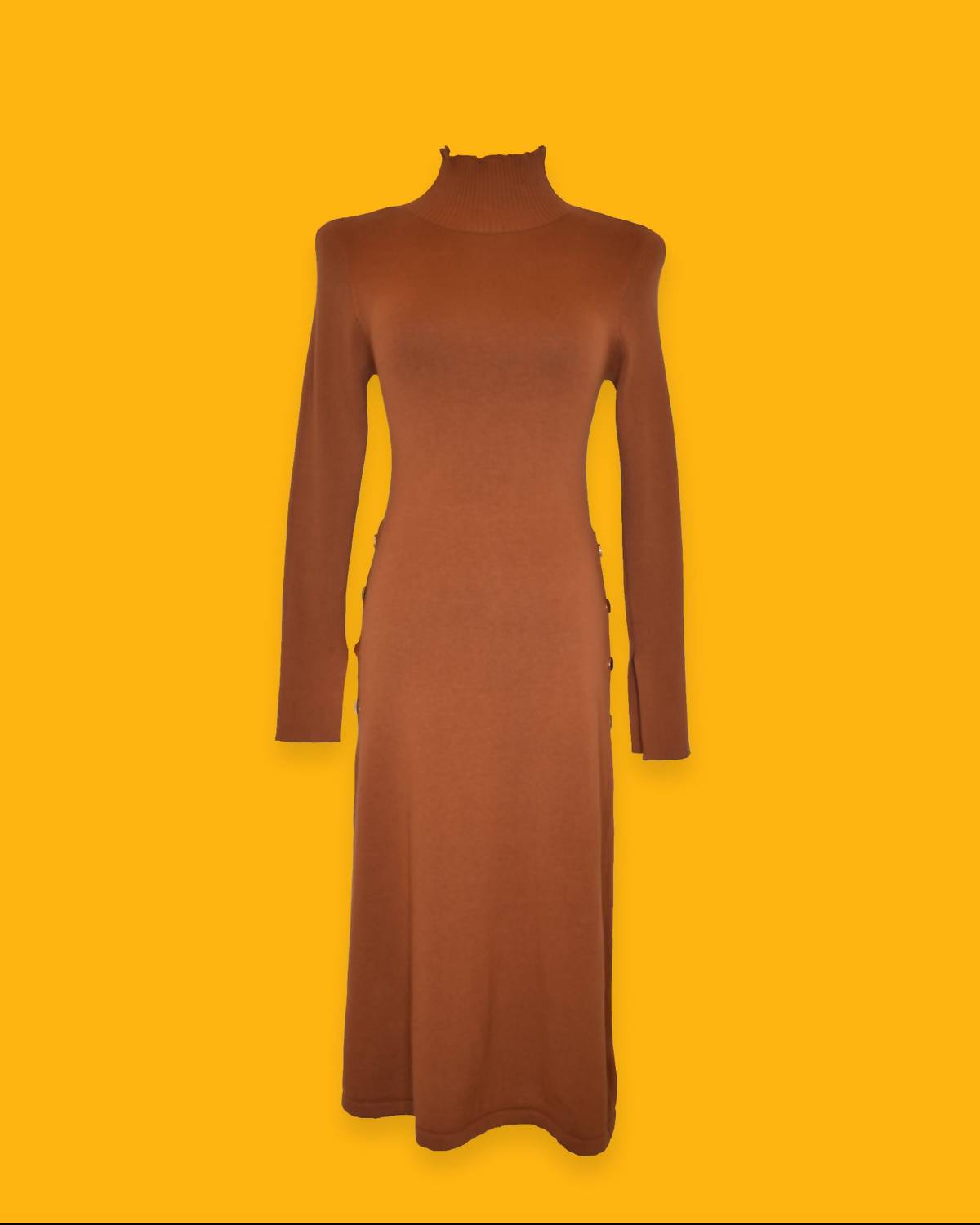 The Athletic Side Of Us - Ribbed Sweater Dress