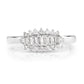 0.37 Carat Genuine White Diamond 14K White Gold Ring (E-F Color, VS-SI Clarity)