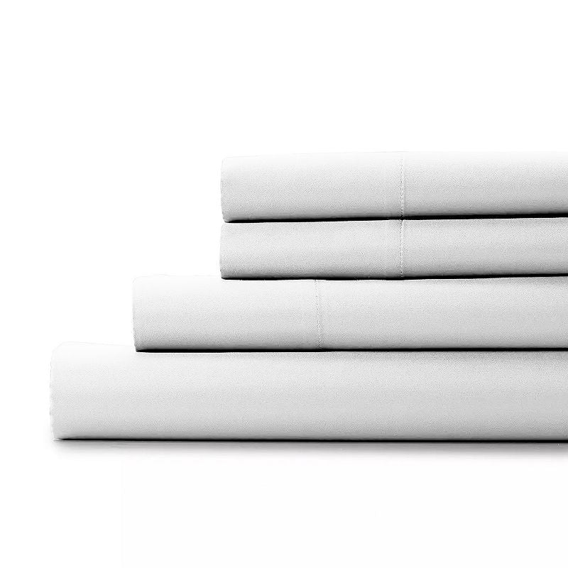 Aireolux 1000 Thread Count Cotton King Sheet Set  White