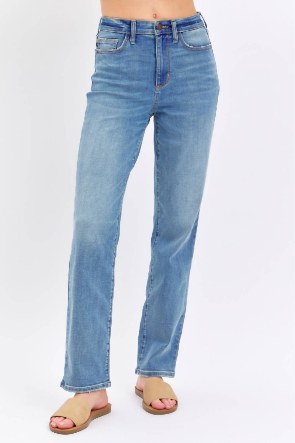 Judy Blue - High Waist Straight Leg Jeans