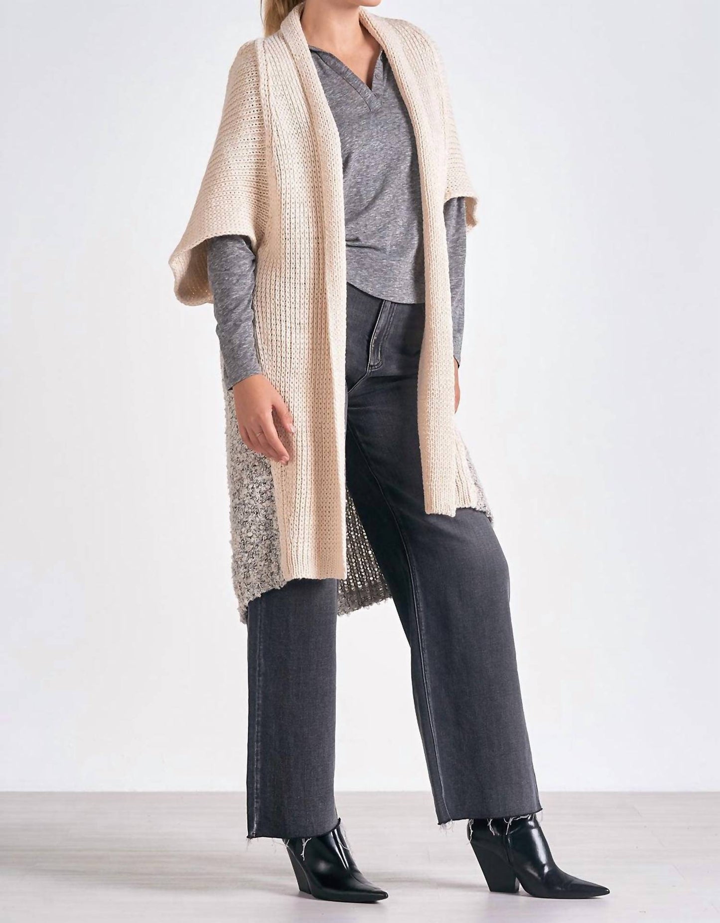 Elan - Cliff Sweater Cardigan