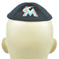 MLB Miami Marlins Blk Clip Pro Kippah Kipa Yamaka Jersey Mesh Licensed Yarmulke